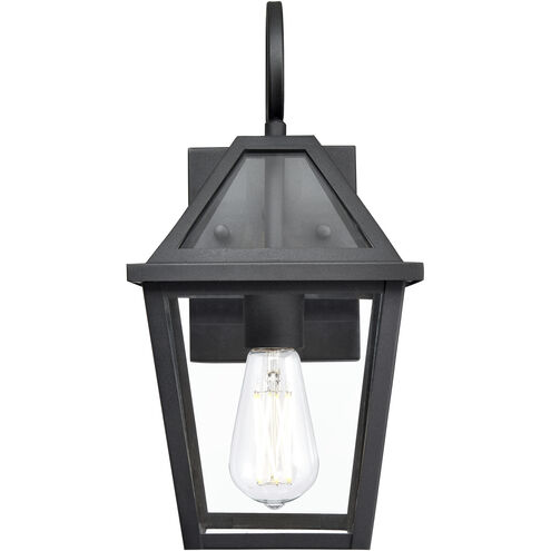 Eston 1 Light 13.75 inch Textured Black Outdoor Wall Sconce